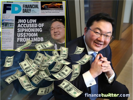 THe Edge Financial Daily - accused Jho Low siphoning US$700m