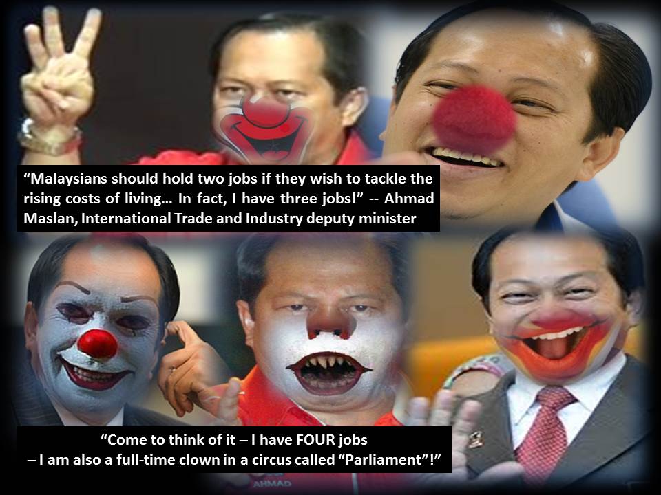 Ahmad Maslan wins Crown of Clowns 2015?